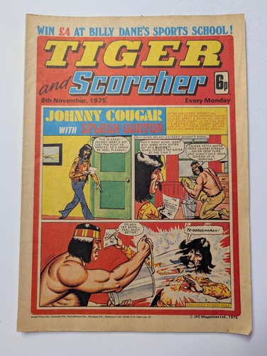 Tiger and scorcher comic - and, 8th