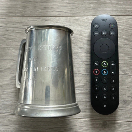 Pewter beer tankard - pewter,