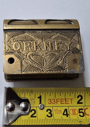Orkney prisoner trench art - prisoner,