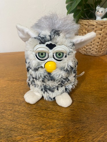 1998 furby black and white - and,