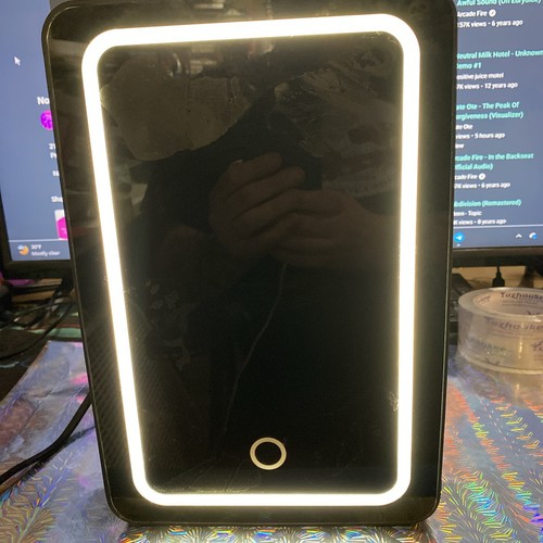 Led lighted mini fridge - mini,