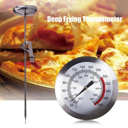 Deep fry thermometer with - fry,