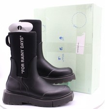 OFF WHITE WOMENS RAIN BOOTS