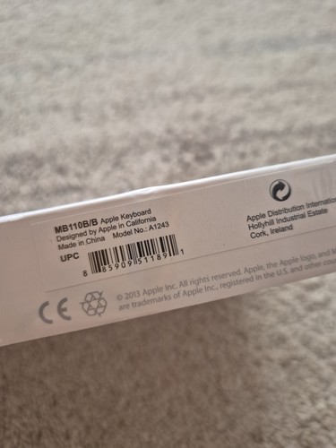 Apple a1243 keyboard with - a1243,