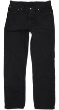 Levi's 751 Men Black Straight Regular Jeans W36 L34 (104957)