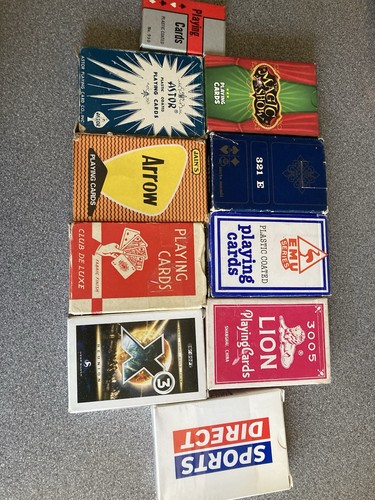 Packs vintage playing - packs, of