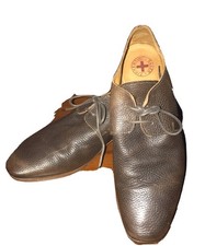 FIORENTINI + BAKER Mens Brown Leather Lace Up Shoes Boots Size EU 44 UK 10