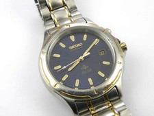 Mens Seiko SQ50 Kinetic Watch