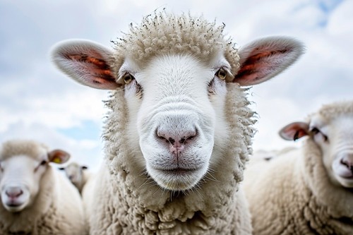 Sheep animal canvas picture - animal,