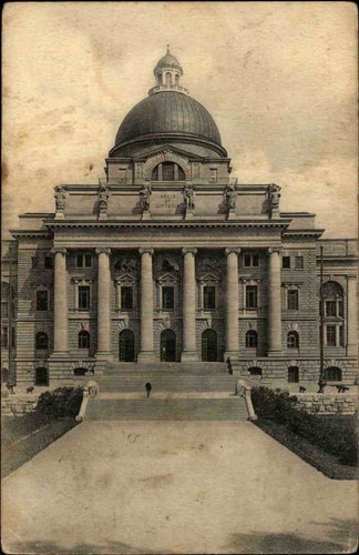 Field postcard 1915 munich - field,