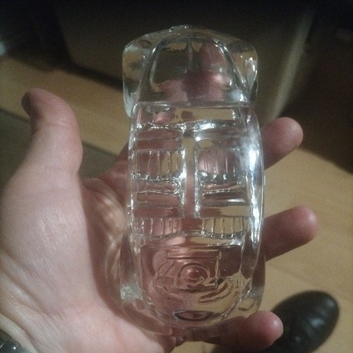 Vintage glass car - vintage,glass, car,german