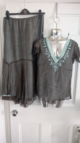 Brown mint mix 100 silk - brown,
