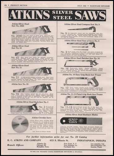 1942 atkins silver steel - e, c