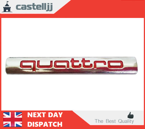 Abs chrome logo quattro - 3d,