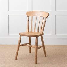 Farmhouse slat back chair - slat-back,
