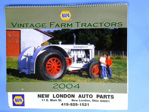 Farm tractor calendar 2004 - farm,