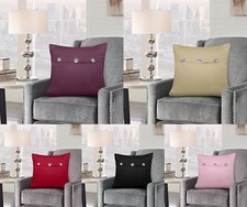 Sparkle Buttoned Cushion Cover
