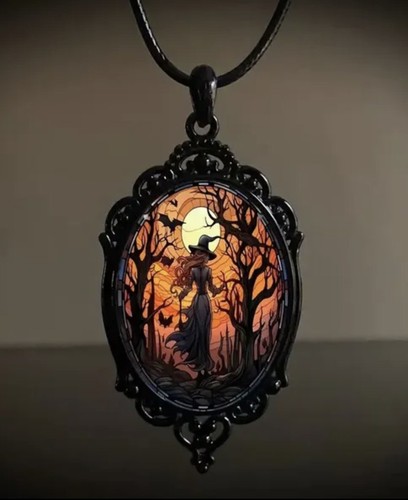 Witch forest halloween - forest,