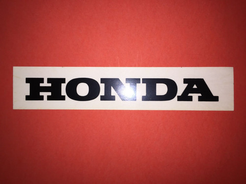 Honda black clear - on, vinyl