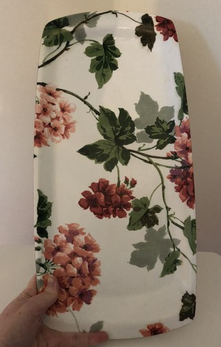 Vintage thetford tray - vintage, floral