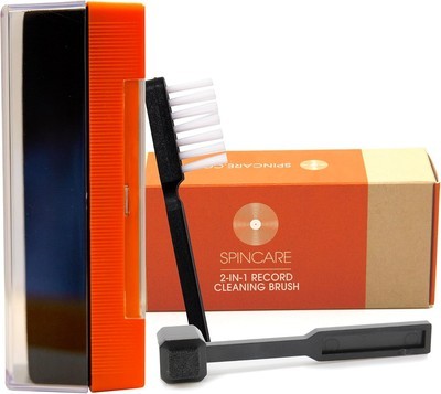 Vinyl record cleaning brush - record, &
