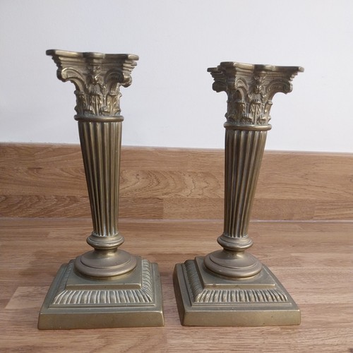 Vintage pair brass - pair, of