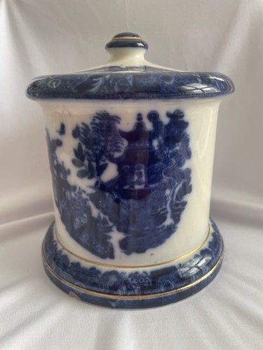 Vintage tobacco jar ceramic - vintage,