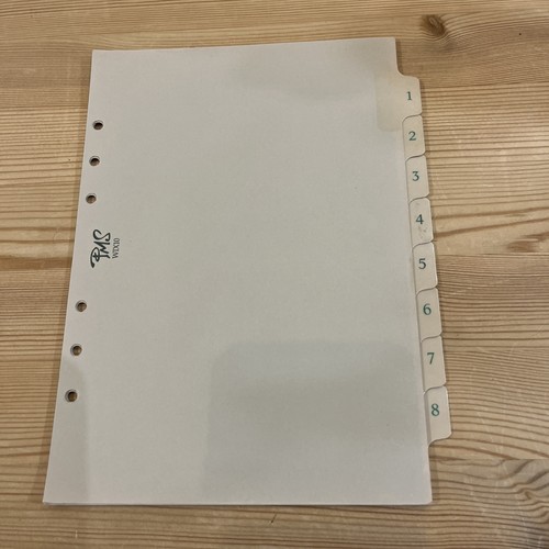 Rare pms dividers mulberry - pms, 1-8