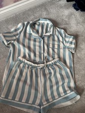 Girls M&S silky pyjamas - age