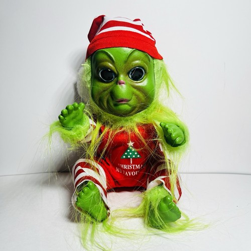 Green christmas baby - green,