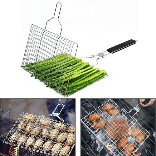 Bbq deep grill basket - grill,