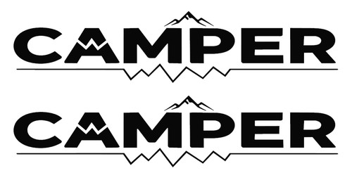 Camper decals stickers - x,
