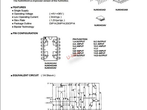 Jrc sop single supply - jrc, sop-14,single-supply