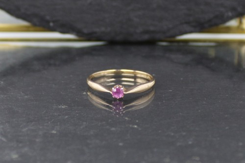 Ruby ring solitaire - ring,,