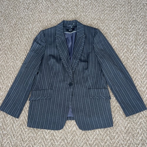 Ladies pinstripe jacket - pinstripe,