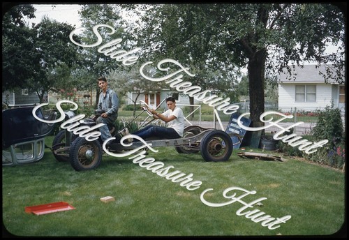 Young men rat rod - rat, racing
