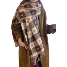 Cashmere Blend Scarf-Women Ladies Winter Warm Long Soft Wool Shawl Wrap Pashmina