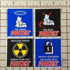 1990s Roces Stickers Vintage