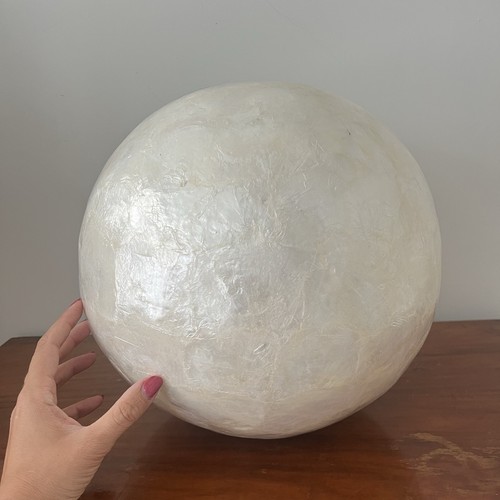 Vintage large capiz shell - vintage,