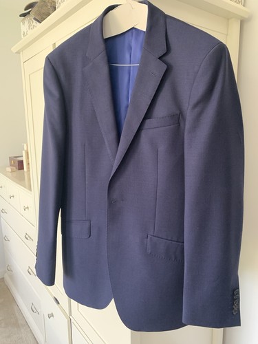Lewin navy blue wool - tm,