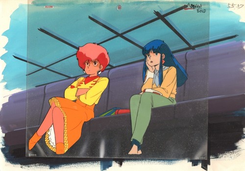 Anime cel dirty pair - dirty,