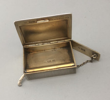 Victorian Crested Silver Vesta