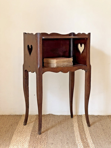 Vintage french heart motif - french,