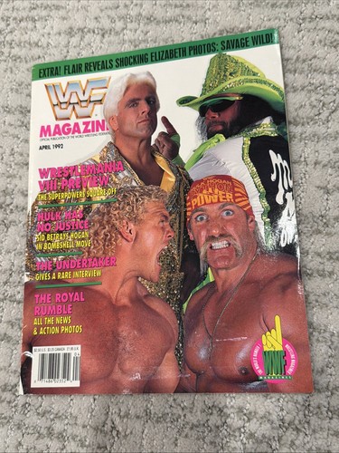Wwf magazine april 1992 - wwf,
