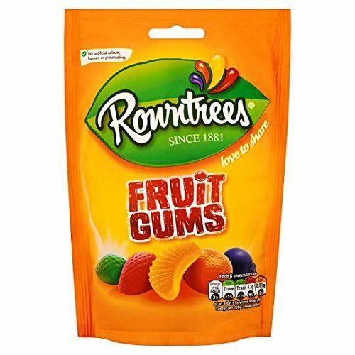 Rowntrees fruit gums - gums, (120g