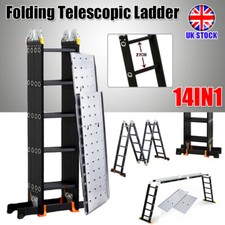 7ft 14in1 telescopic - 18.7ft, ladder