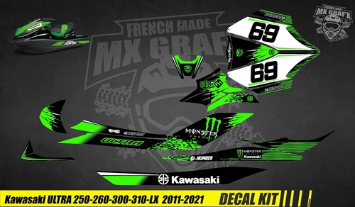 Decal kit jet ski kawasaki - kit,