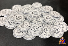 25mm Personalised Custom Trophy or Medal Centres with Acrylic Domes x 12