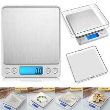 0.01g-500g Mini Small Pocket Digital Gold Weighing Pans Scales Jewelry Scale UK