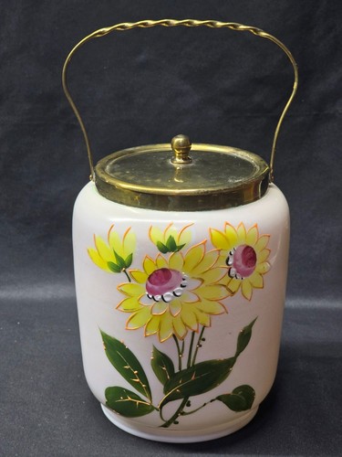 Baccarat opaline biscuit jar - opaline,